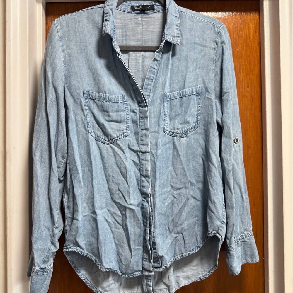 Velvet Heart Sky Blue Denim Shirt
